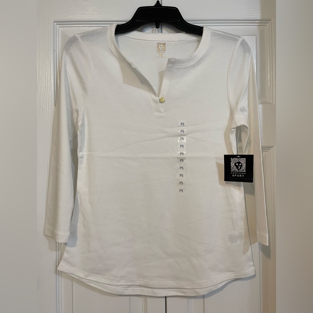 Anne Klein 3/4 Sleeve Top #162
